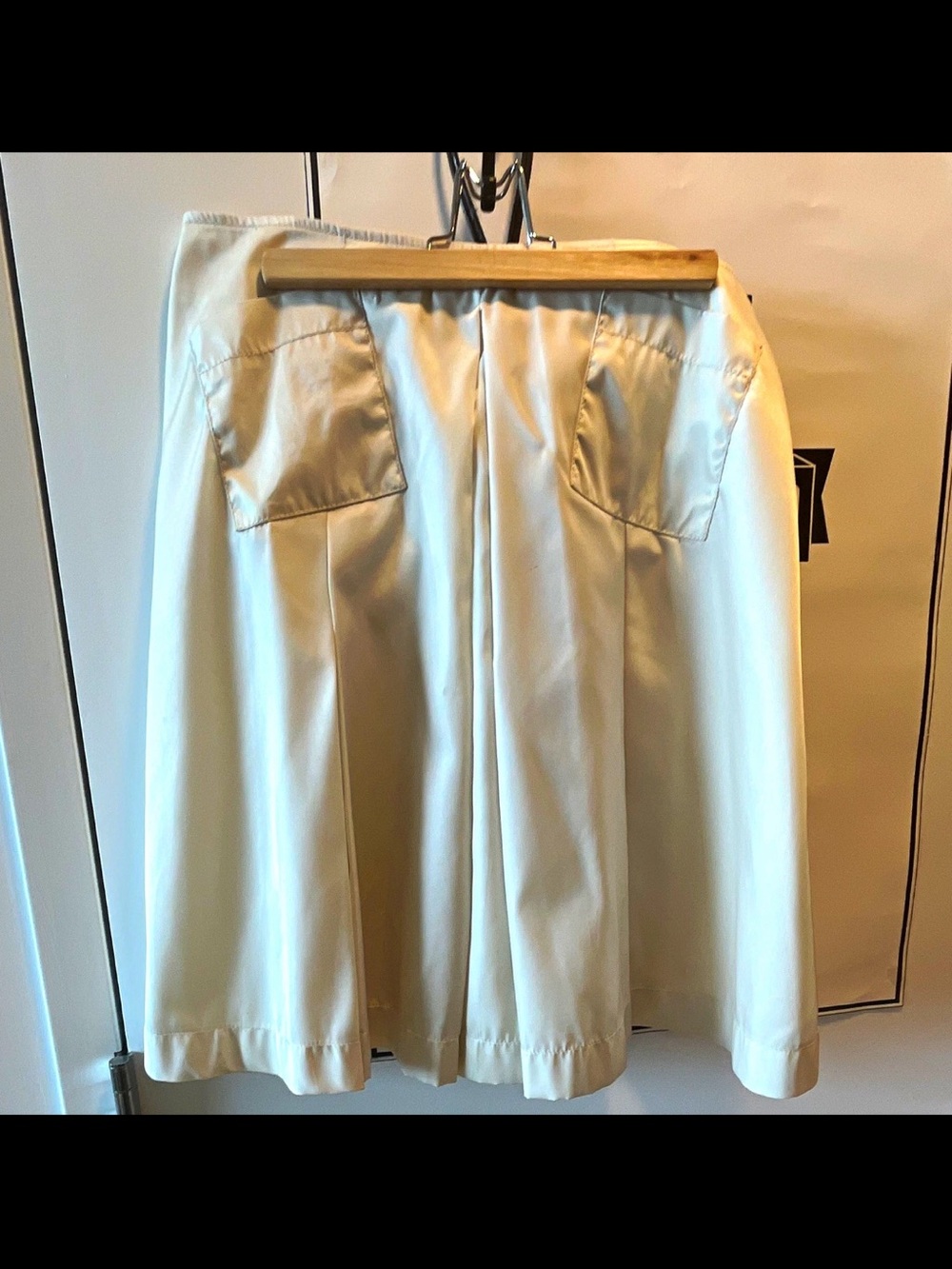 PRADA nylon a-line skirt sz 42